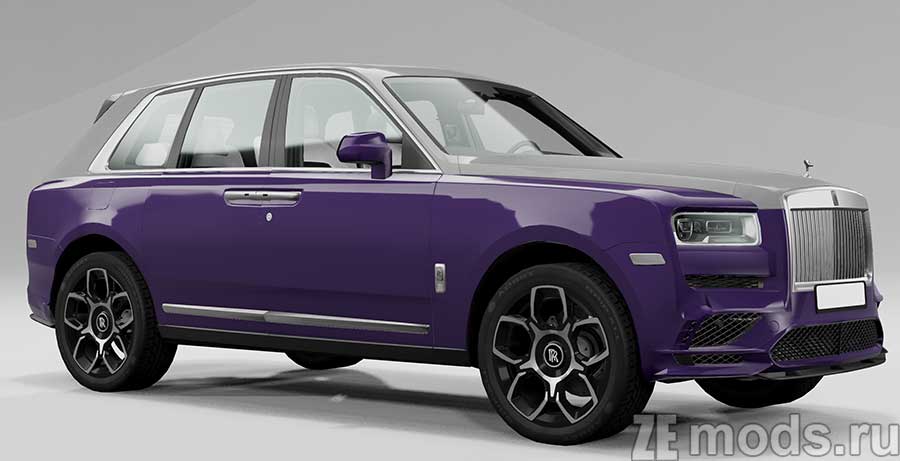 мод Rolls-Royce Cullinan для BeamNG.drive