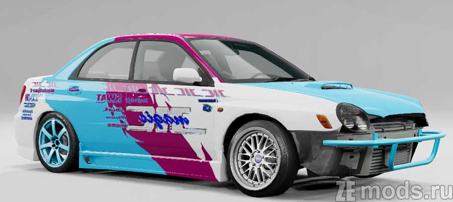 мод Subaru Impreza WRX STI (GD Bugeye) для BeamNG.drive