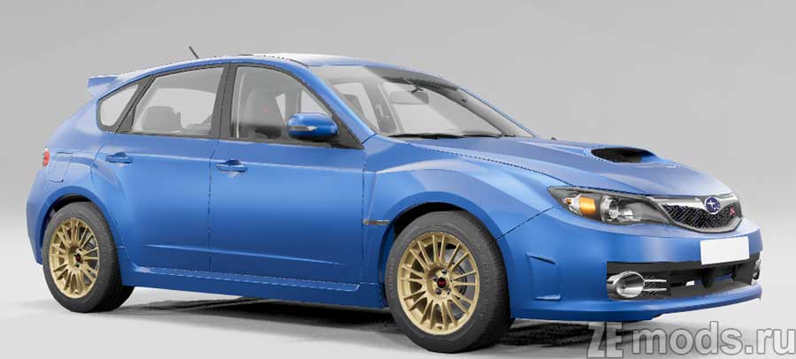 мод Subaru Impreza WRX STI Hatchback для BeamNG.drive