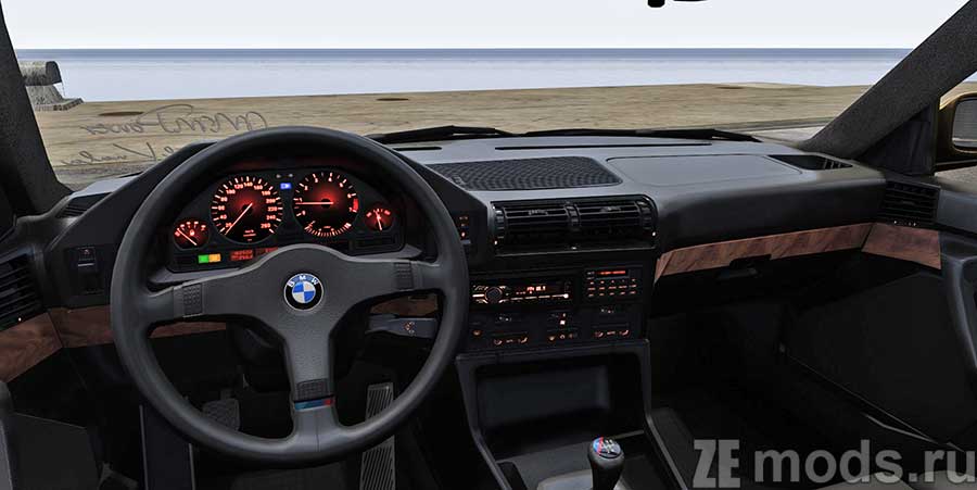 мод BMW 525i E34 для Assetto Corsa