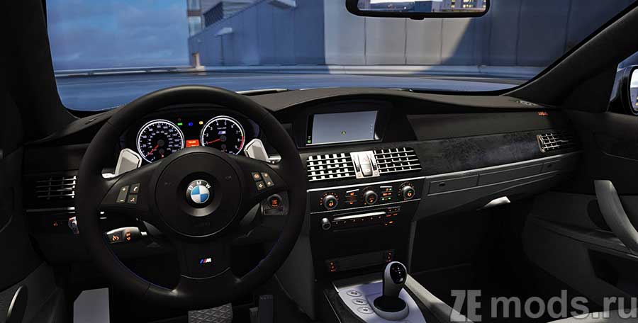 мод BMW M5 E60 ZR для Assetto Corsa