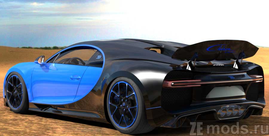 Мод Bugatti Chiron Sport Sun Roof для Assetto Corsa