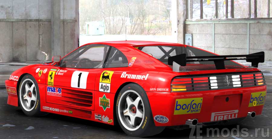мод Ferrari 348 GTC-LM 1994 [BPR] для Assetto Corsa