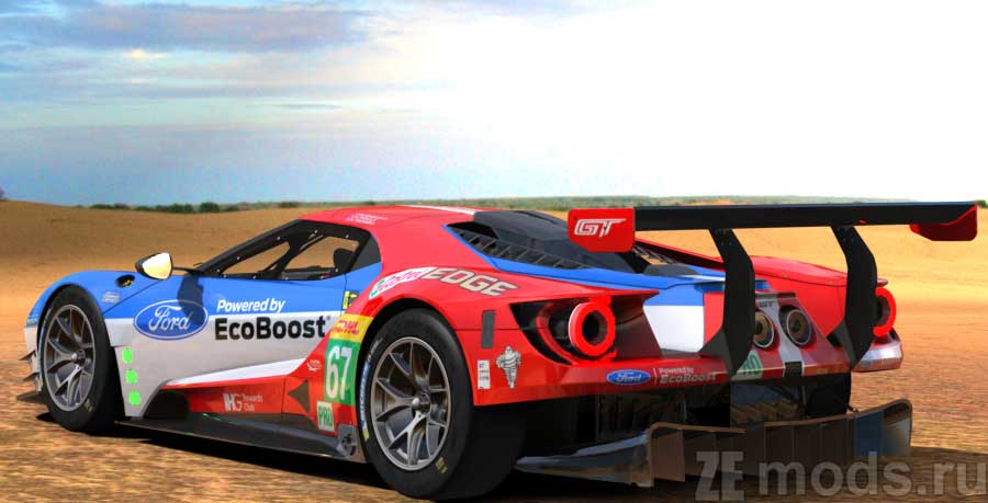 мод Ford GT GTE для Assetto Corsa