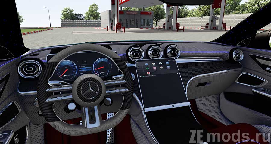 мод Swift Shift Dray Mercedes C63S E P для Assetto Corsa