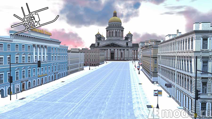 Карта "Winter St. Petersburg" для Assetto Corsa