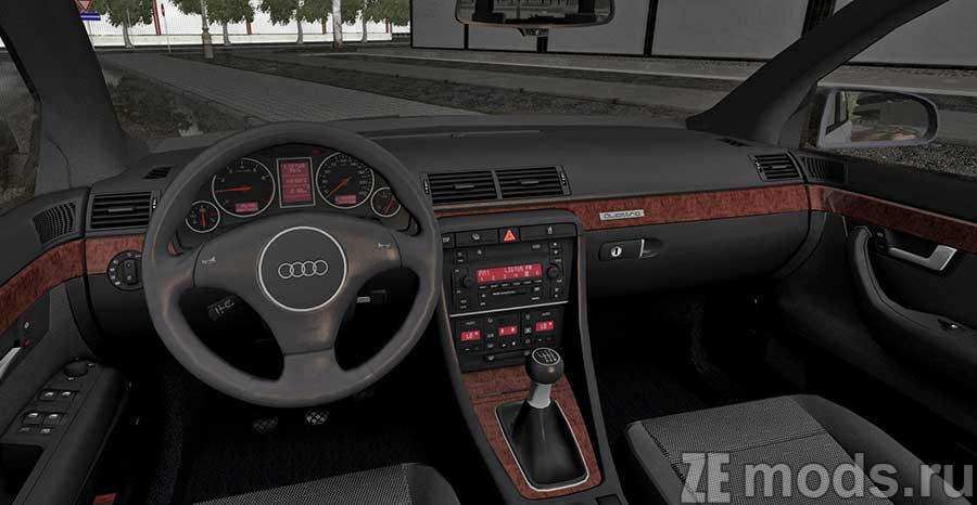 мод Audi A4 Avant 2004 для City Car Driving 1.5.9.2