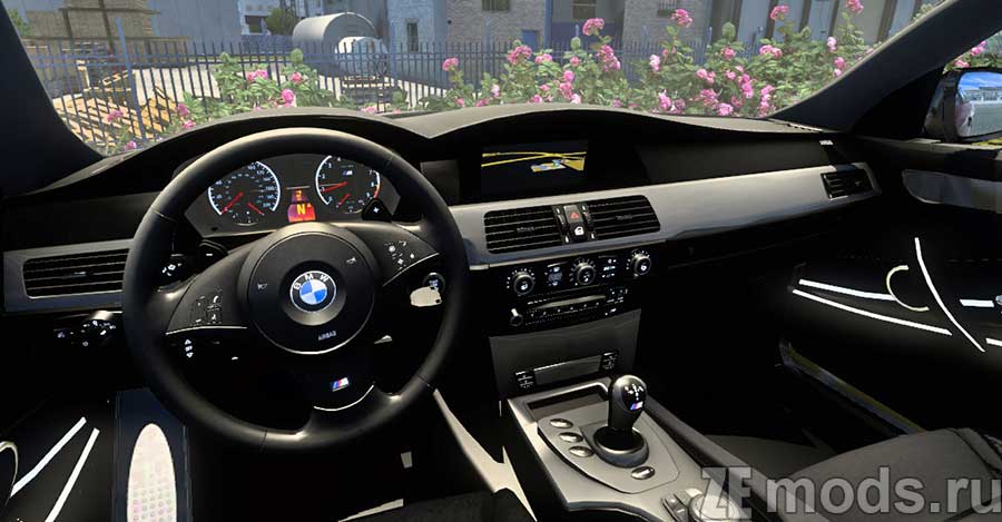 мод BMW M5 E60 для Euro Truck Simulator 2