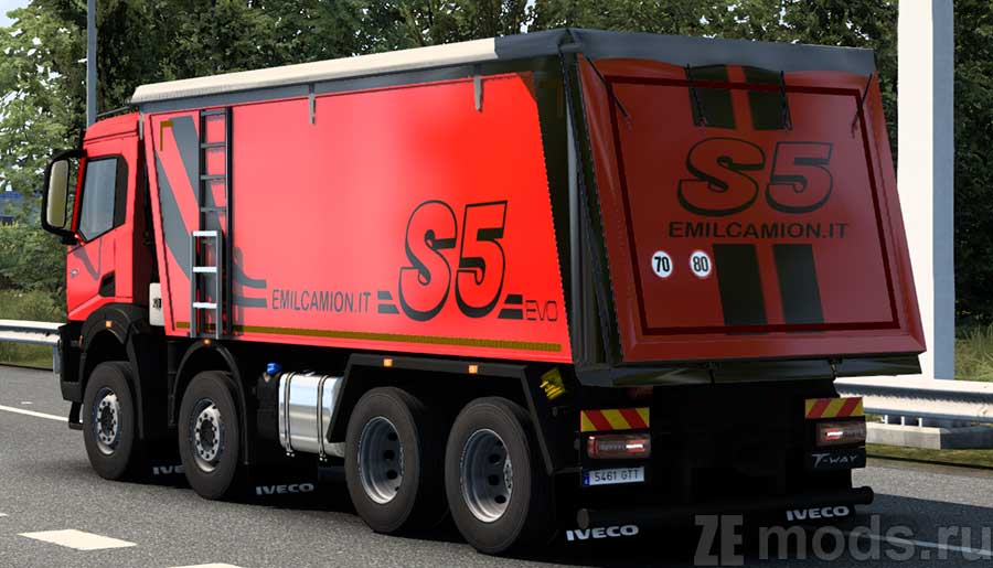 мод Iveco T-Way + Trailers для Euro Truck Simulator 2