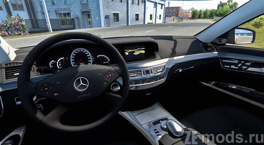 мод Mercedes-Benz W221 S500 для Euro Truck Simulator 2
