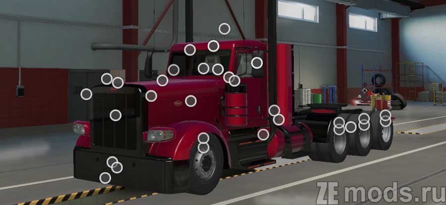 мод Peterbilt 389 Custom для Euro Truck Simulator 2