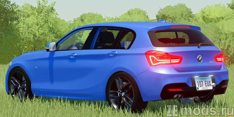 мод BMW 1 Series F20 LCI M-Sport для Farming Simulator 2022
