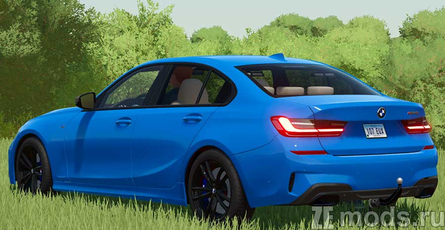 мод BMW 3 Series G20 для Farming Simulator 2022