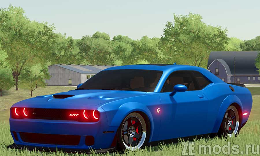 Dodge Challenger Hellcat для Farming Simulator 2022