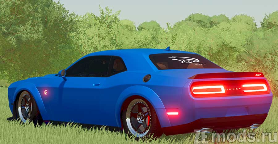 мод Dodge Challenger Hellcat для Farming Simulator 2022