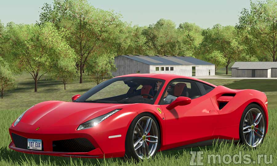 Ferrari 488 GTB для Farming Simulator 2022