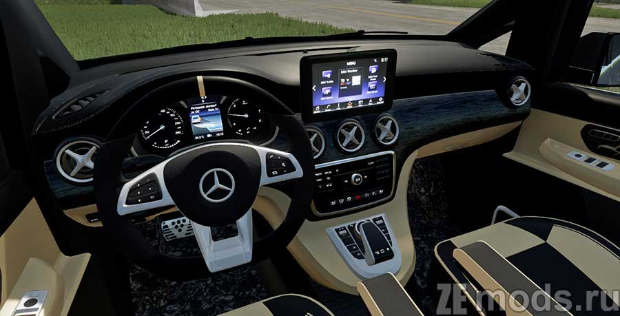 мод Mercedes-Benz V250 2017 для Farming Simulator 2022