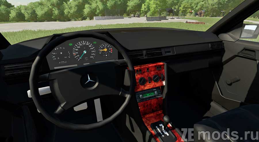 мод Mercedes-Benz W124 250D для Farming Simulator 2022