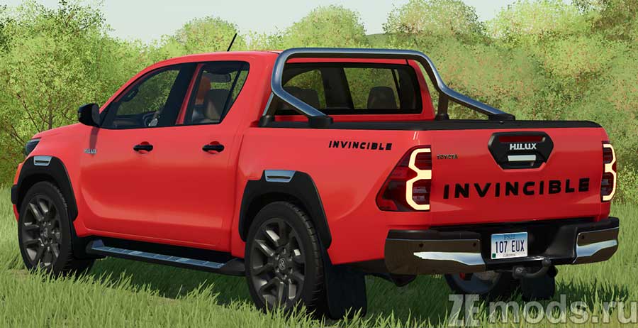 мод Toyota Hilux Invincible для Farming Simulator 2022