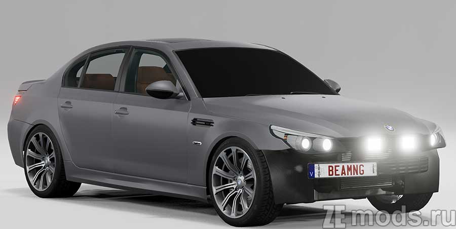мод BMW M5 E60 для BeamNG.drive
