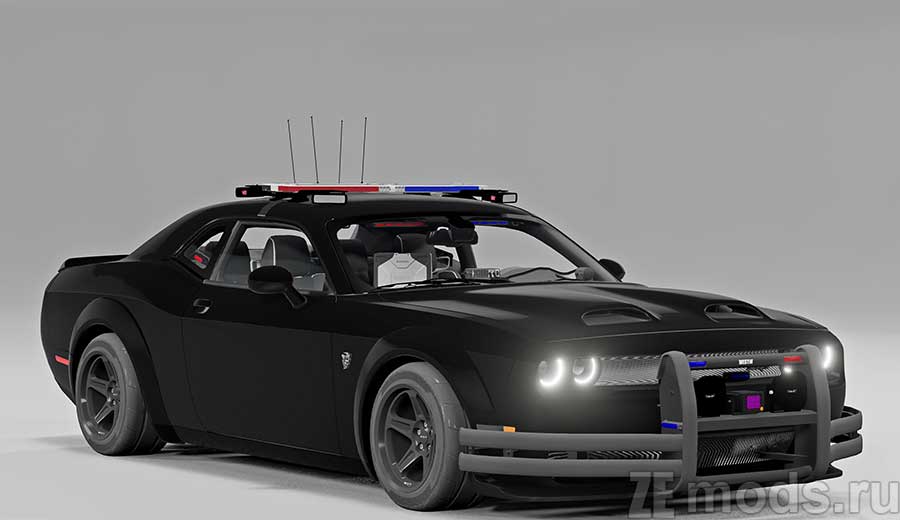 Dodge Challenger Police для BeamNG.drive