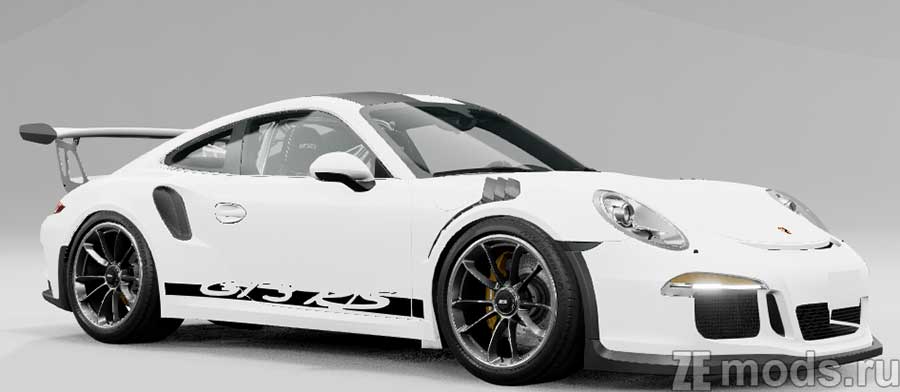 мод Porsche 911 991 GT3RS для BeamNG.drive