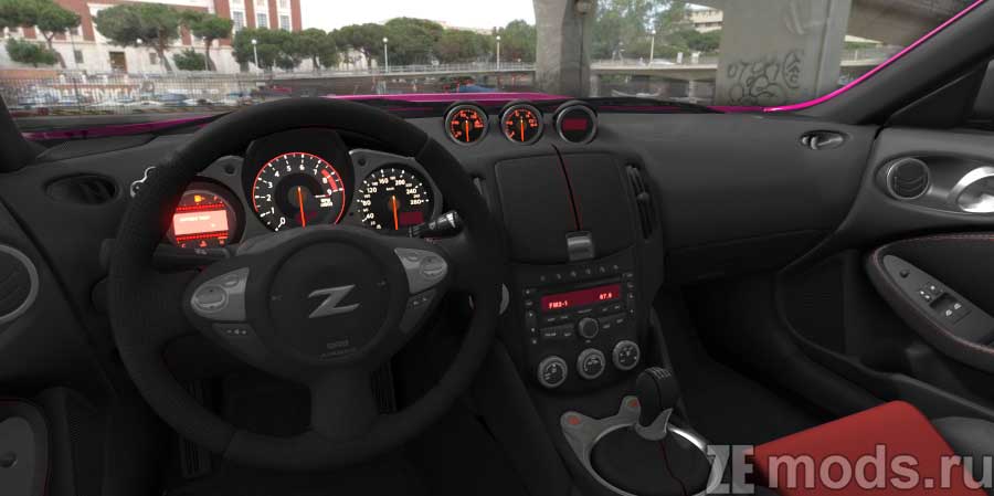 мод DK Nissan 370z EuroFighter для Assetto Corsa