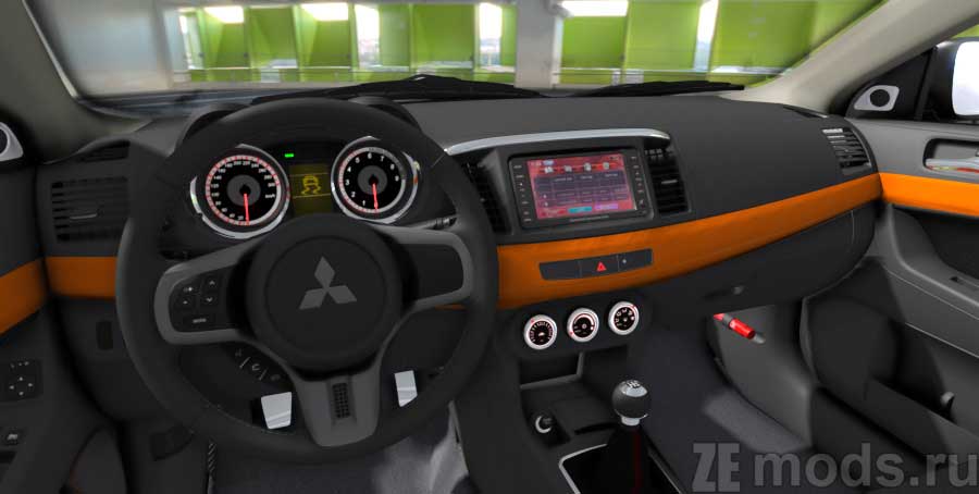 мод F-O-X Mitsubishi Lancer EVO X для Assetto Corsa