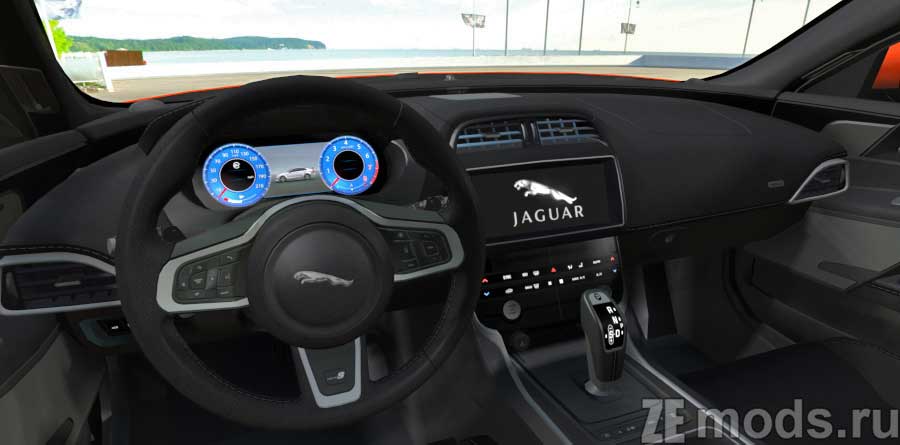 мод Jaguar XE SV Project 8 S1 для Assetto Corsa