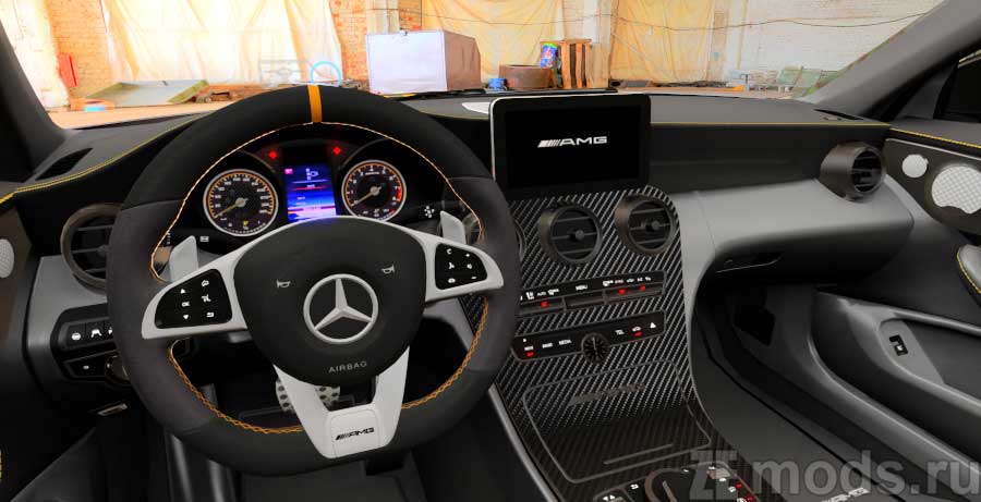 мод MLGZ | Mercedes-Benz C63s Coupe для Assetto Corsa