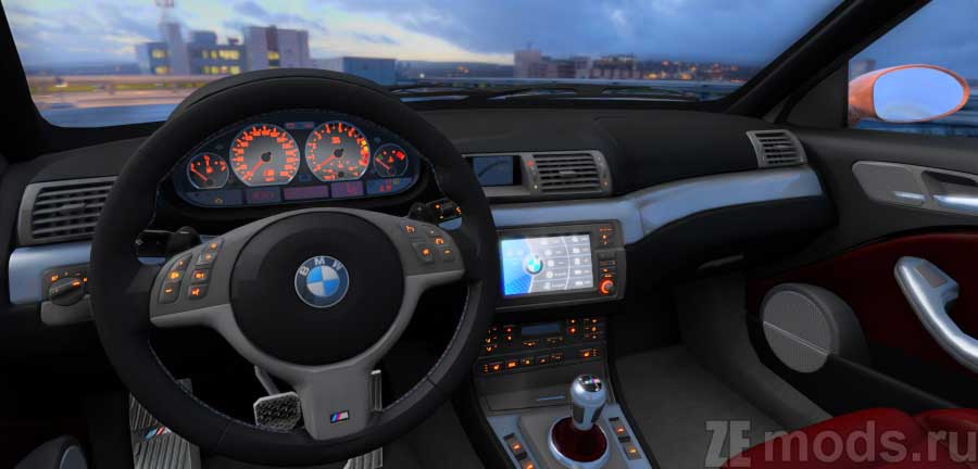 мод Overpass Visuals BMW M3 E46 Pandem Street для Assetto Corsa
