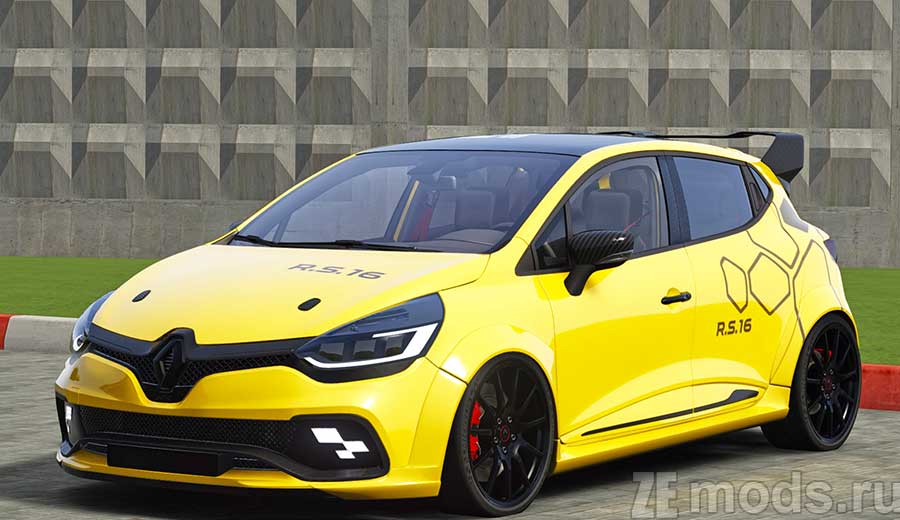 Renault Clio 4 RS Carto N Corp для Assetto Corsa