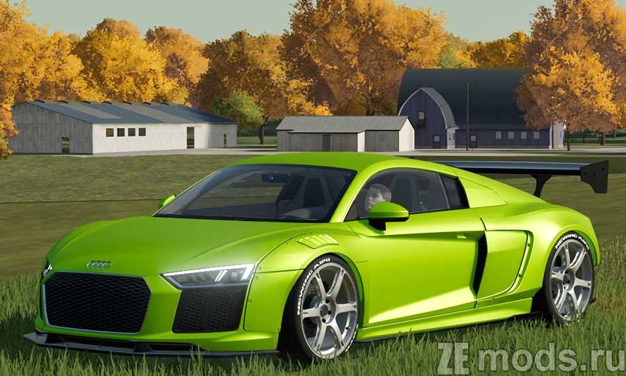 Audi R8 Alpil RSR для Farming Simulator 2022