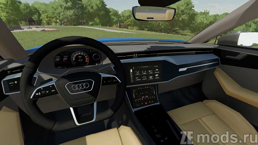 мод Audi RS6 Avant 2020 для Farming Simulator 2022