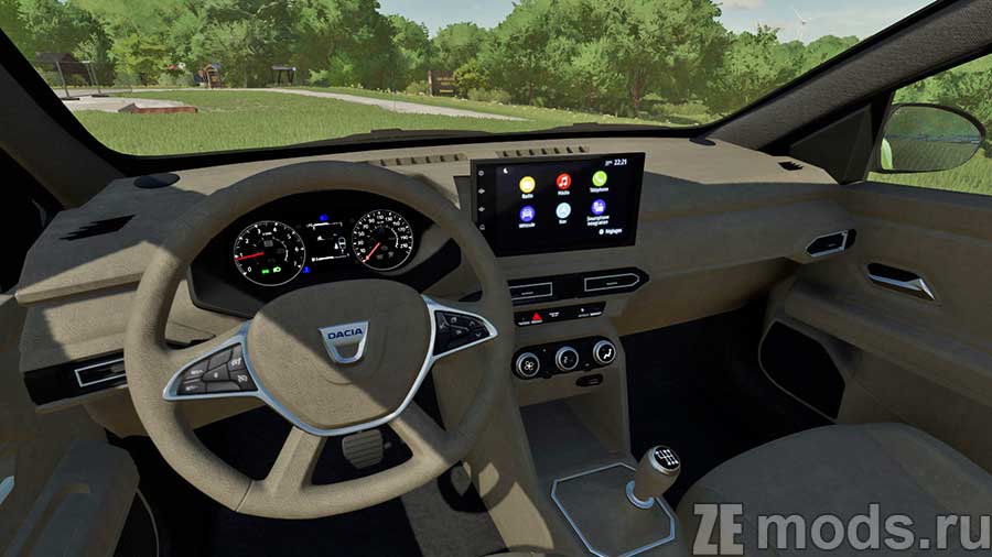 мод Dacia Logan 2021 для Farming Simulator 2022