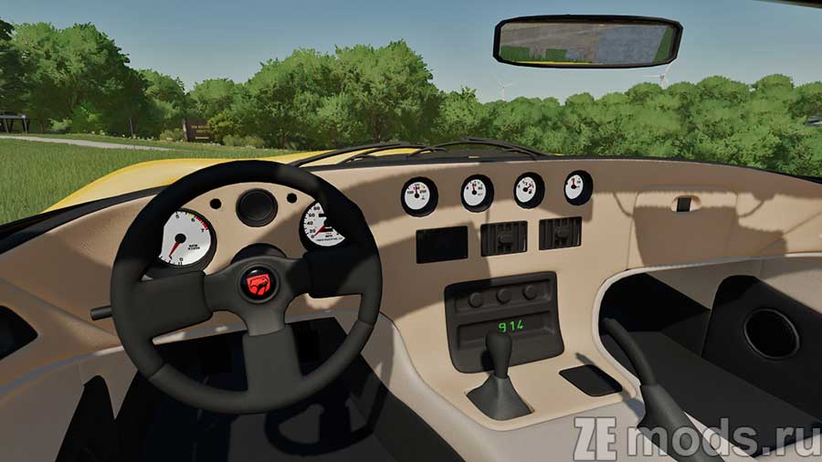 мод Dodge Viper RT10 1992 для Farming Simulator 2022