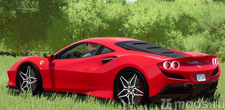 мод Ferrari F8 Tributo для Farming Simulator 2022