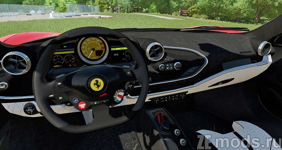 мод Ferrari F8 Tributo для Farming Simulator 2022
