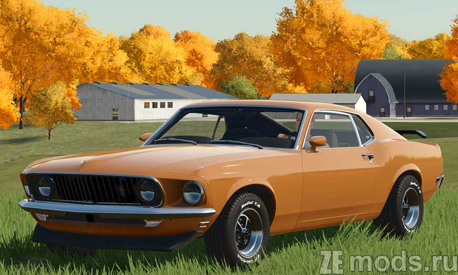 Ford Mustang 1969 для Farming Simulator 2022