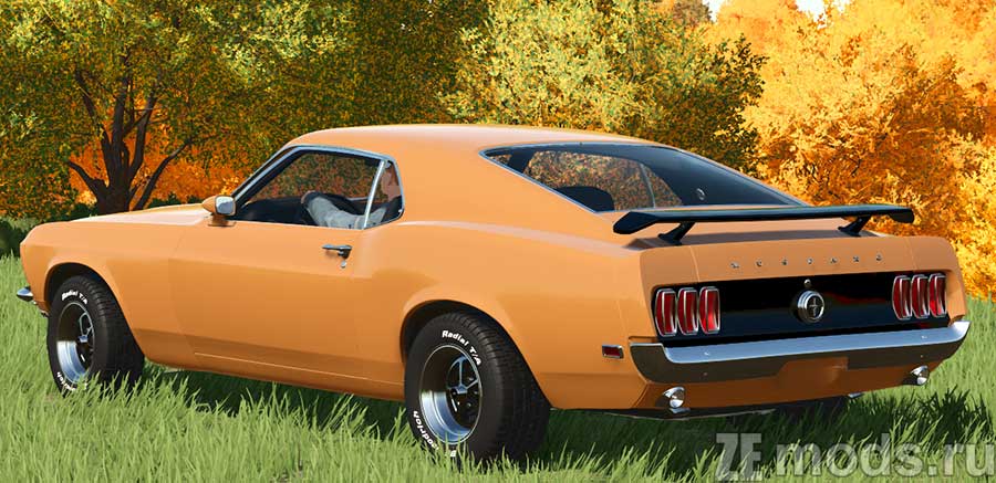 мод Ford Mustang 1969 для Farming Simulator 2022