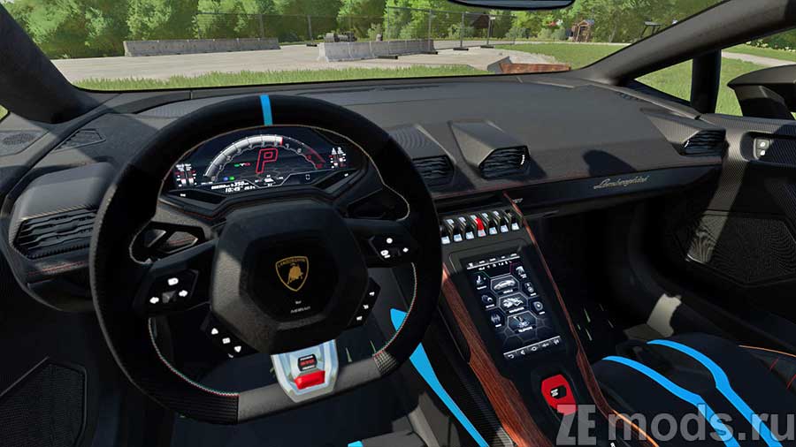 мод Lamborghini Huracan STO для Farming Simulator 2022