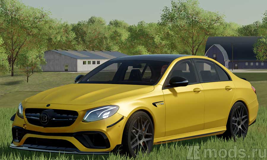 Mercedes-Benz E63S AMG 2018 для Farming Simulator 2022
