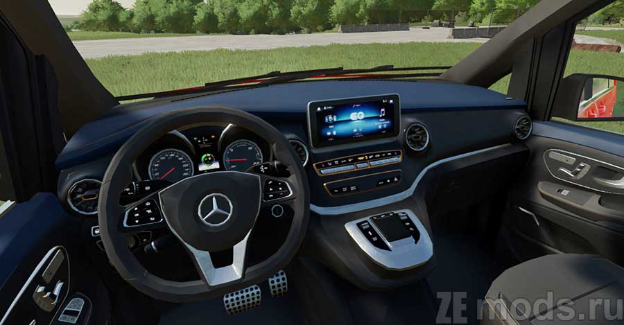 мод Mercedes-Benz EQV 2020 для Farming Simulator 2022