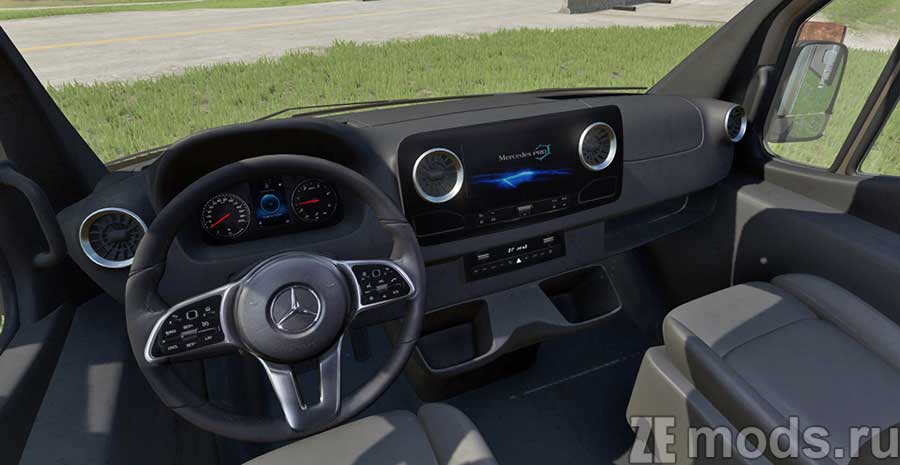 Мод Mercedes-Benz Sprinter MK3 Koffer для Farming Simulator 2022
