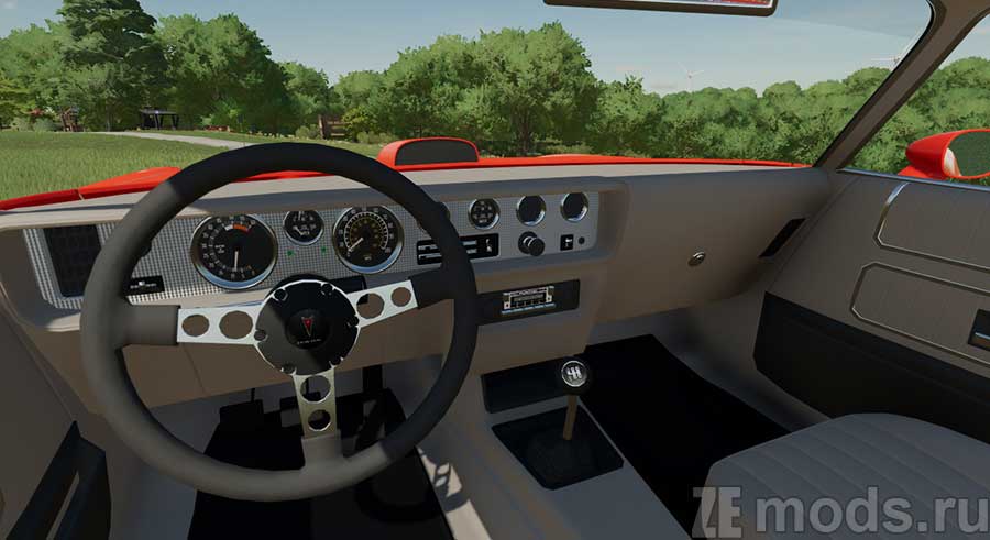 мод Pontiac Firebird 1970 для Farming Simulator 2022