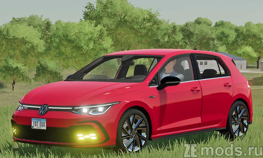 Volkswagen Golf 8 GTD для Farming Simulator 2022