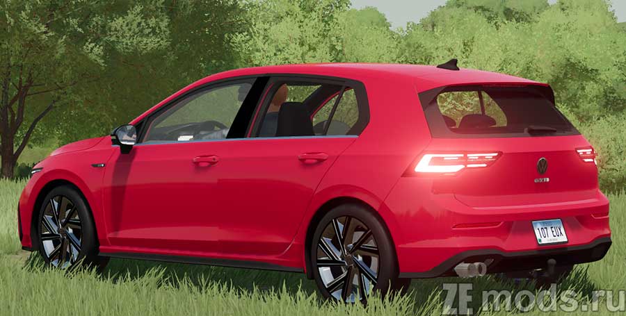 мод Volkswagen Golf 8 GTD для Farming Simulator 2022