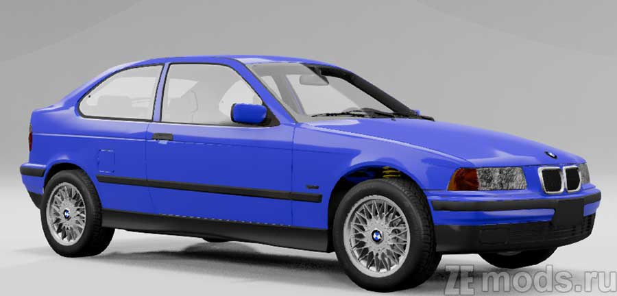 мод BMW E36 Compact для BeamNG.drive