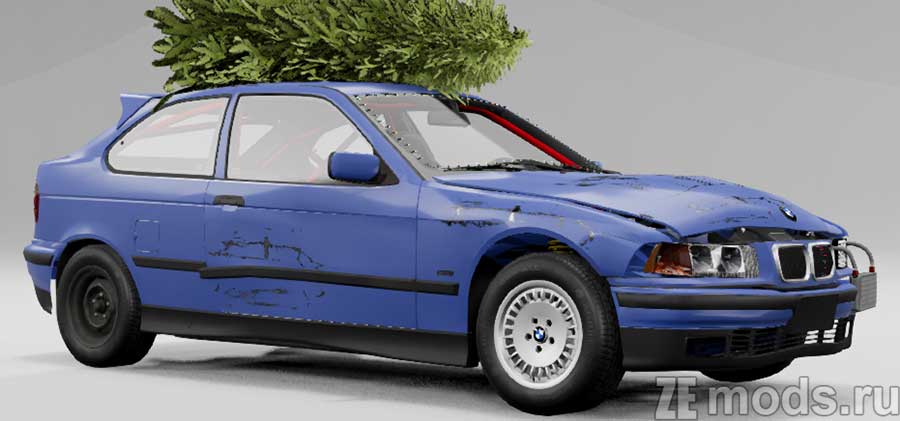 мод BMW E36 Compact для BeamNG.drive