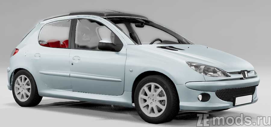 мод Peugeot 206 для BeamNG.drive